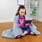 Bouncybands Soft Fleece Weighted 10lb Medium Sensory Blanket for Kids, 65in. x 45in. LPWB10GY - alternate 9